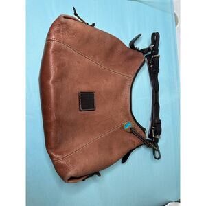 Dooney & Bourke Pebble Grain Hobo Bag vintage 90s Y2K brown